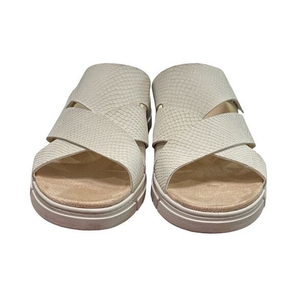 Vionic Uptown Sunset Slide Sandals. Ivory - Picture 4 of 9